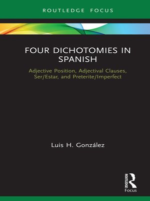 cover image of Four Dichotomies in Spanish